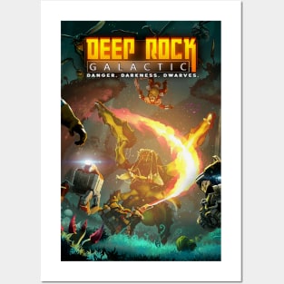 Deep Rock Galactic Retreat in the Dense Biozone Posters and Art